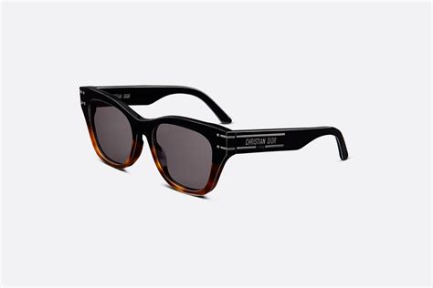 dior tortoiseshell sunglasses|DiorSignature B4I Black.